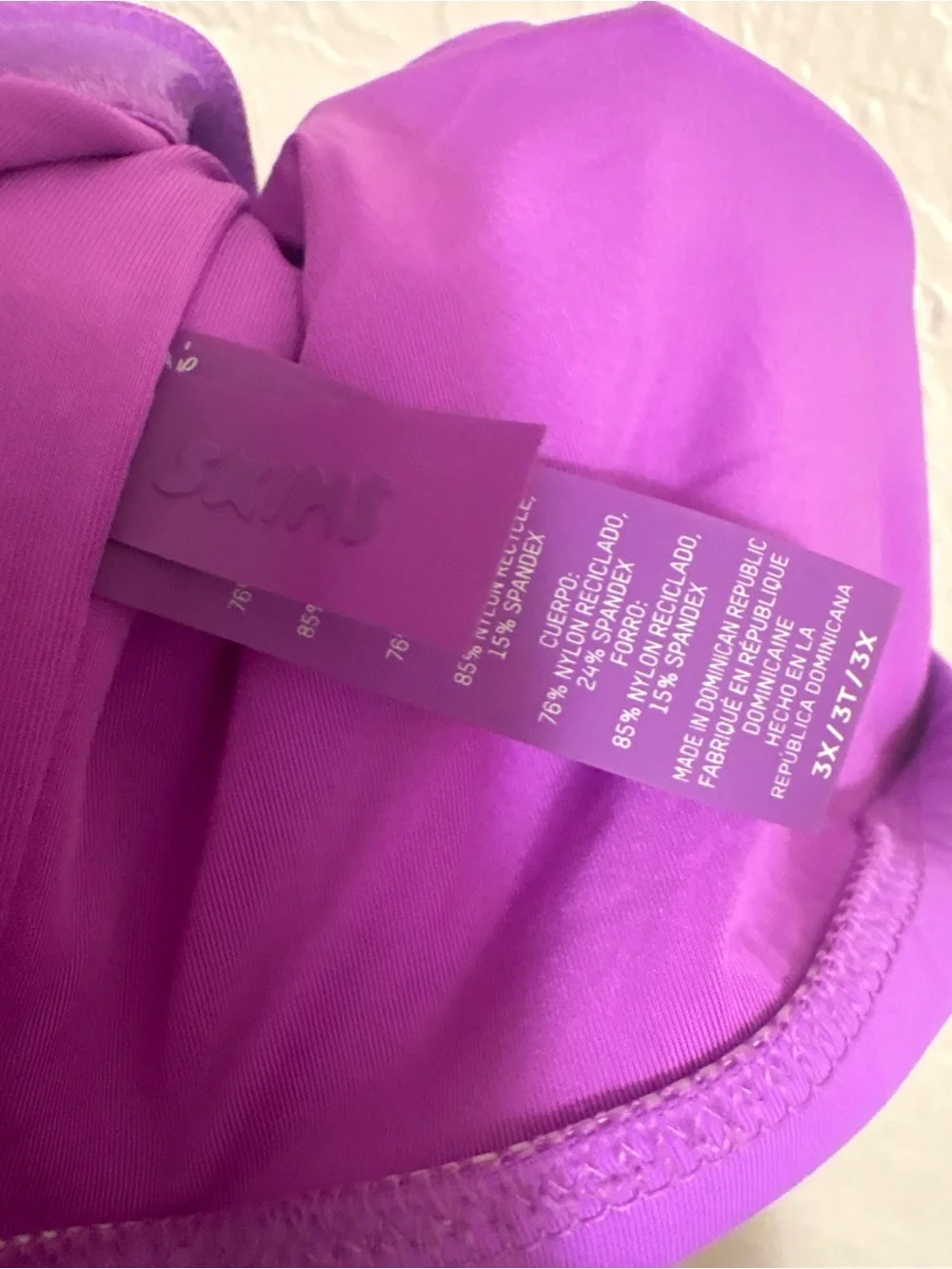 SKIMS Swim Bandeau Top- Size 3X